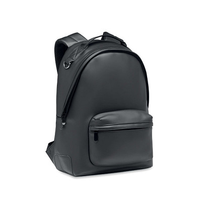 15 Zoll Rucksack PU BAI BACKPACK, Schwarz