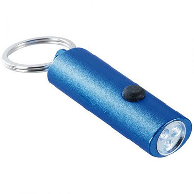 3er LED-Metall-Taschenlampe, blau/metallic 3er LED-Metall-Taschenlampe, blau/metallic
