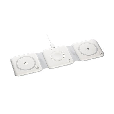 3-in-1 Fast Wireless Charger REEVES-PORTANOVA, weiß