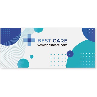 3 Pflaster mit vollfarbig bedrucktem Mini-Papierumschlag, weiss, universal