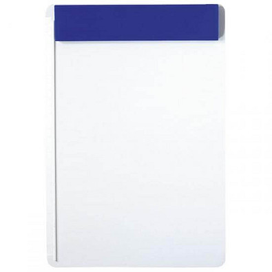 Schreibbrett, weiß/blau