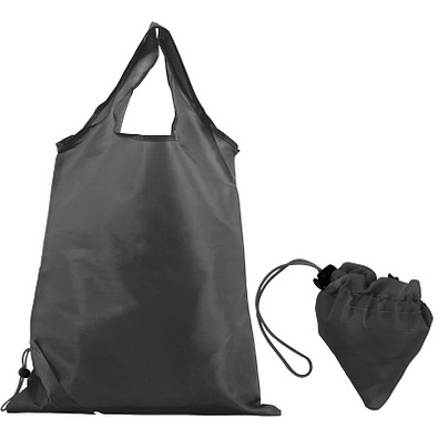 Faltbare Einkaufstasche Edge, schwarz