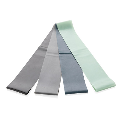 4-tlg. Set Fitnessbänder im Etui, schwarz