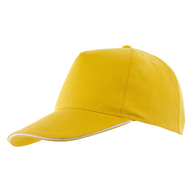 5-Panel-Sandwich-Cap WALK,gelb
