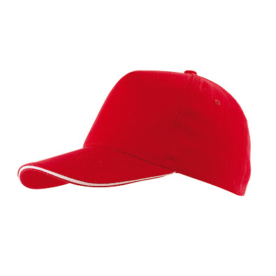 5-Panel-Sandwich-Cap WALK,rot