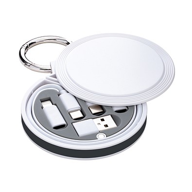 6-in-1 Ladekabel REEVES-myCONVERTICS, weiß/anthrazit