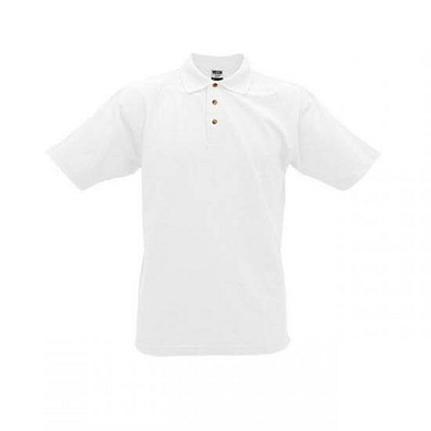 JAMES & NICHOLSON Unisex Poloshirt, weiß, M