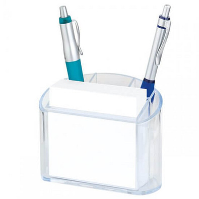 Kombi-Notiz-Spender Panorama, transparent