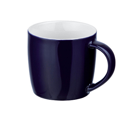 Keramiktasse Lara, 370 ml, dunkelblau Keramiktasse Lara, 370 ml, dunkelblau