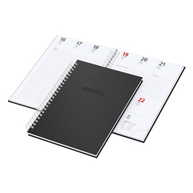 Spiral-Wochenplaner Tucson 2026, schwarz