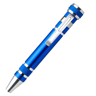 Metall-Tool, Bit-Set Blau/Metallic