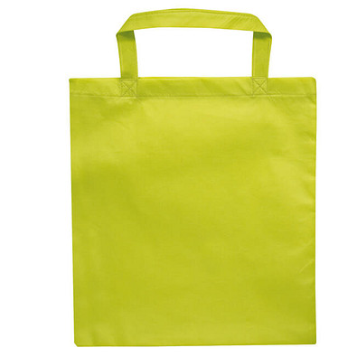 Joytex® Vliestasche Textile mit kurzen Henkeln, limette