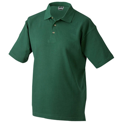 JAMES & NICHOLSON Unisex Poloshirt, dunkelgrün, XXL