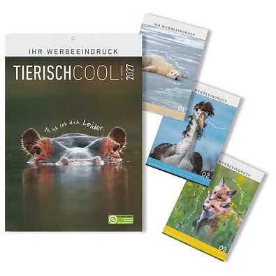 Bildkalender Tierisch Cool 2026