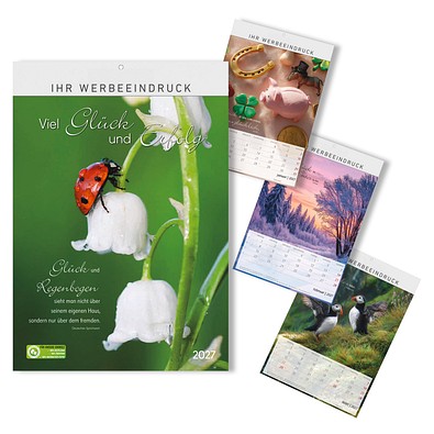 Bildkalender Viel Glück und Erfolg 2026