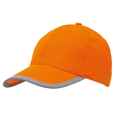 6-Panel-Cap Reflect, orange