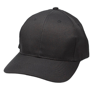 6-Panel-Cap Base, schwarz 6-Panel-Cap Base, schwarz