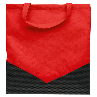 Joytex® Vliestasche Arrow, rot/schwarz