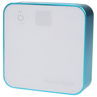 Powerbank Quader, 6.600 mAh, türkis Powerbank Quader, 6.600 mAh, türkis