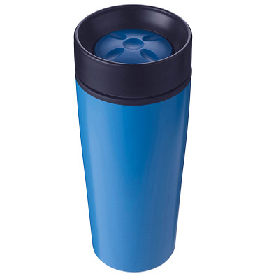 Edelstahl-Isolierbecher Fun, 450 ml, blau Edelstahl-Isolierbecher Fun, 450 ml, blau