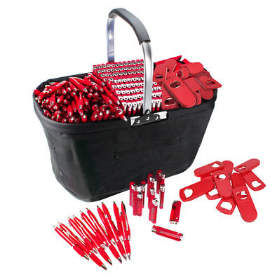 Werbe-Sparset, 301-tlg., inkl. Druck, rot