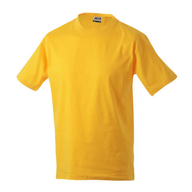 JAMES & NICHOLSON Herren T-Shirt, gelb, L JAMES & NICHOLSON Herren T-Shirt, gelb, L