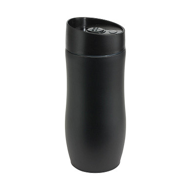 Edelstahl Isolierbecher To Go, 380 ml, schwarz-matt Edelstahl Isolierbecher To Go, 380 ml, schwarz-matt