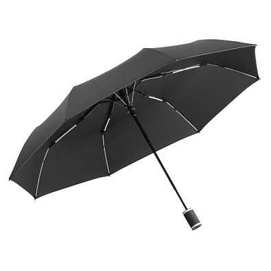 FARE® Automatik Taschenschirm Stylo, schwarz/weiß