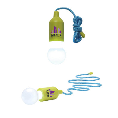 LED-Lampe Lightbulb, Apfelgrün (blaue Schnur) LED-Lampe Lightbulb, Apfelgrün (blaue Schnur)