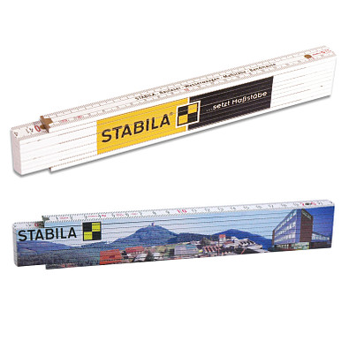 STABILA®Handwerkermaßstab, 400er Serie, weiß STABILA®Handwerkermaßstab, 400er Serie, weiß