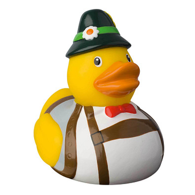 Schnabels® Bade-Ente Bayer, gelb/weiß Schnabels® Bade-Ente Bayer, gelb/weiß