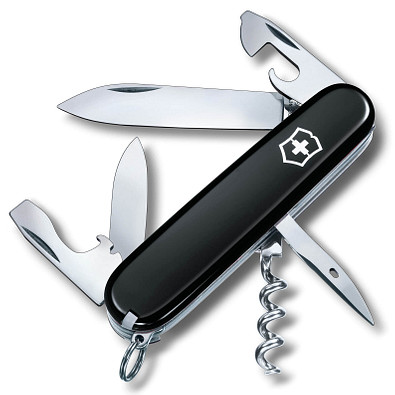 VICTORINOX Taschenmesser Spartan, 12 Funktionen, schwarz