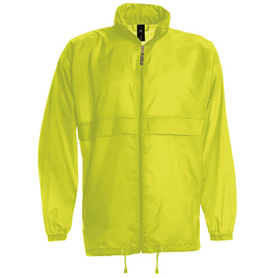 B&C Collection Unisex Windbreaker Jacke, gelb, M