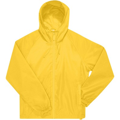B&C Collection Unisex Windbreaker Jacke, gelb, M