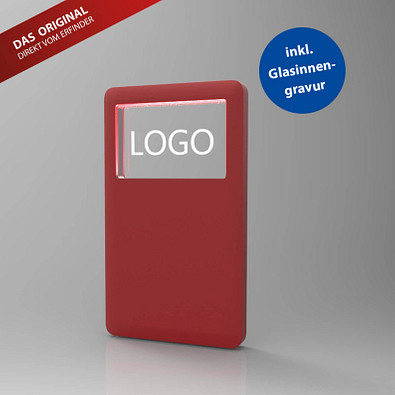 Powerbank Window, 3.000 mAh, rot Powerbank Window, 3.000 mAh, rot