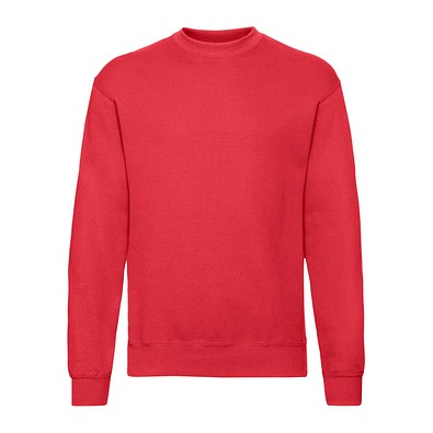 FRUIT OF THE LOOM® Unisex Sweatshirt Set-In, rot, XL