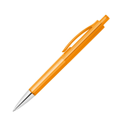 Druckkugelschreiber Jamaika, Orange-Transparent Druckkugelschreiber Jamaika, Orange-Transparent
