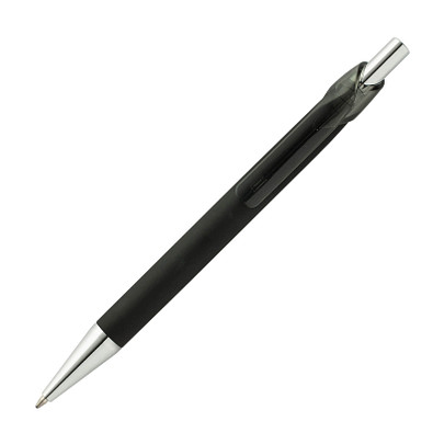 PENKO® Softtouch-Druckkugelschreiber Tunis, blaue Mine, schwarz PENKO® Softtouch-Druckkugelschreiber Tunis, blaue Mine, schwarz