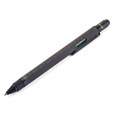 TROIKA® Construction-Pen, mattschwarz-gold TROIKA® Construction-Pen, mattschwarz-gold