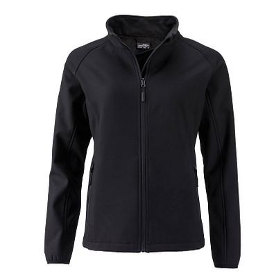 JAMES & NICHOLSON Damen Softshell-Jacke Promo, schwarz, M