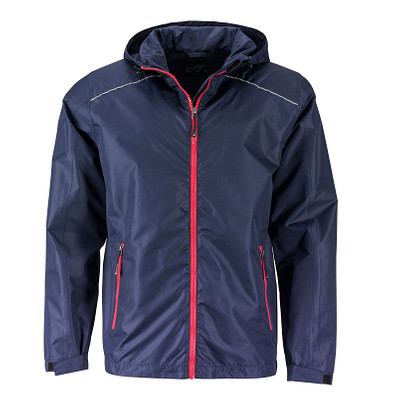 JAMES & NICHOLSON Herren Regenjacke Basic, Herren, dunkelblau, M