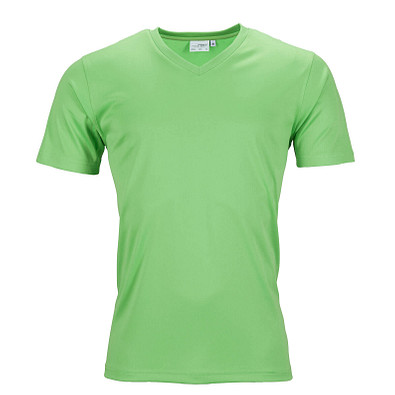 JAMES & NICHOLSON Herren Funktions T-Shirt Active, grün, L