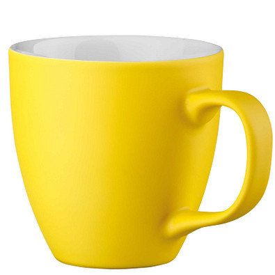 Porzellantasse Lorena, 450 ml, gelb