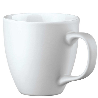 Porzellantasse Lorena, 450 ml, weiß
