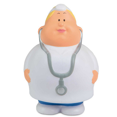 Herr Bert® Anti-Stress-Figuren Dr. Berta, weiß Herr Bert® Anti-Stress-Figuren Dr. Berta, weiß