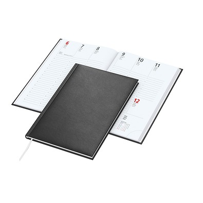 Geiger-Notes Wochentimer Prestige Balacron 2026, schwarz