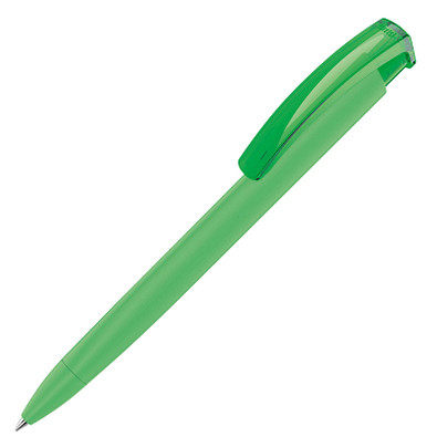 uma® Druckkugelschreiber Trinity Gum, ohne Metallspitze, blaue Mine, hellgrün