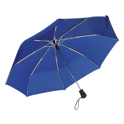 Automatik Windproof Taschenschirm BORA, mittelblau