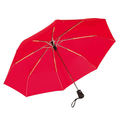 Automatik Windproof Taschenschirm BORA, rot