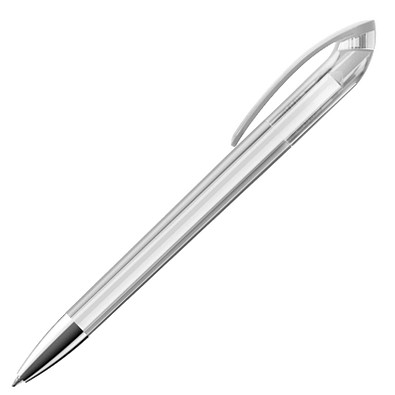 burger swiss pen® Drehkugelschreiber Beo-Brilliant, blaue Mine, klar-transparent